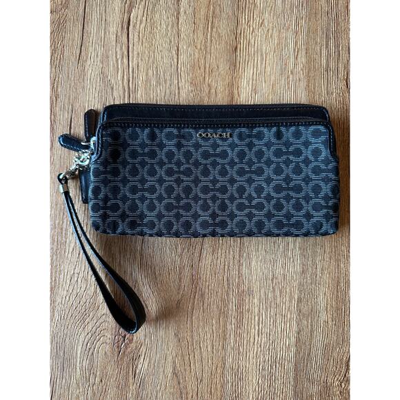 Coach Logo Wristlet Wallet - Picture 1 of 5
